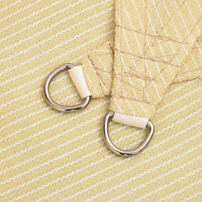 Sunshade Sail Beige 2.5 x 6 m HDPE
