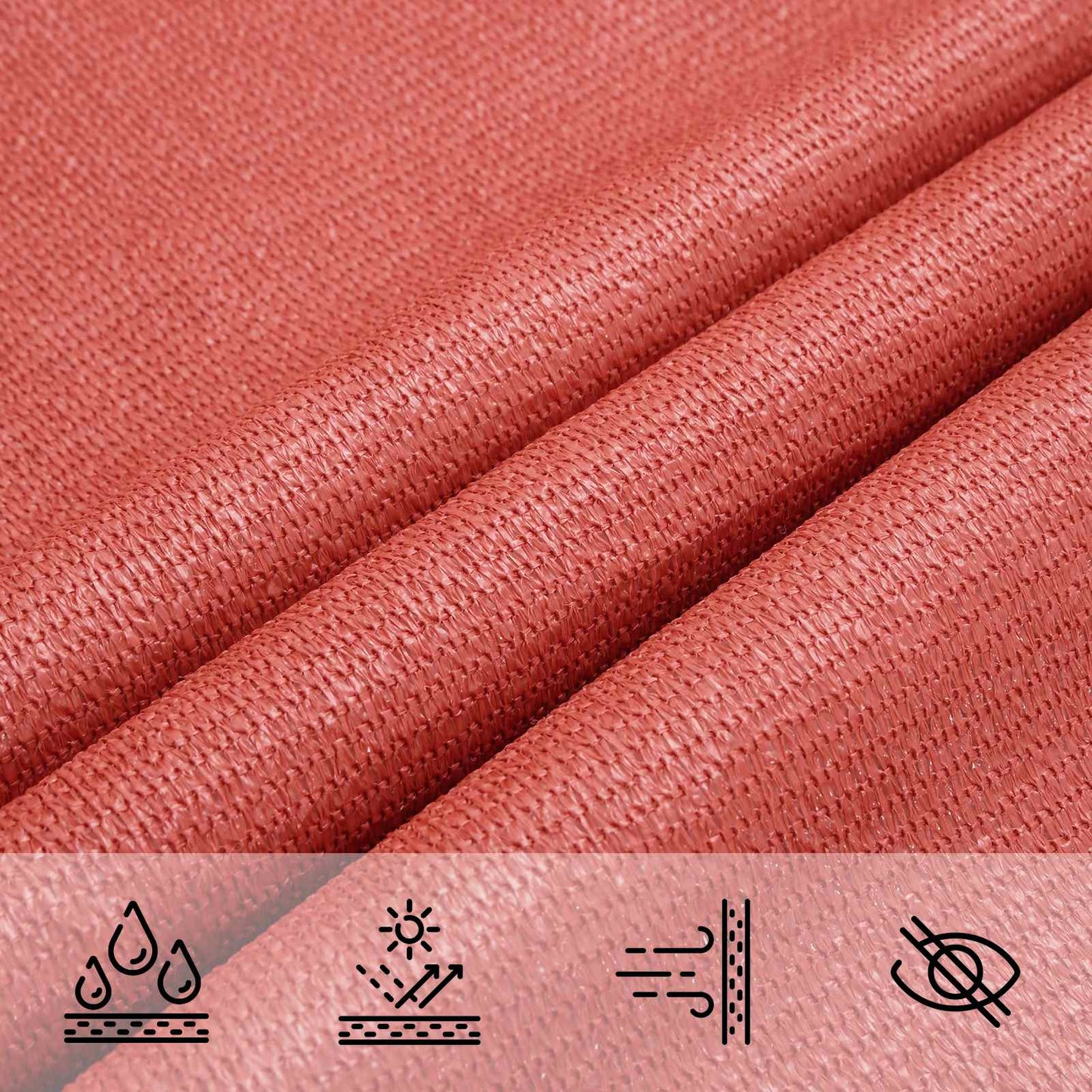 Sunshade Sail Terracotta 2.5 x 6 m HDPE
