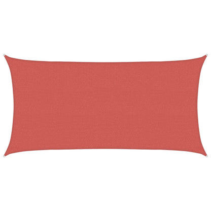 Sunshade Sail Terracotta 2.5 x 6 m HDPE