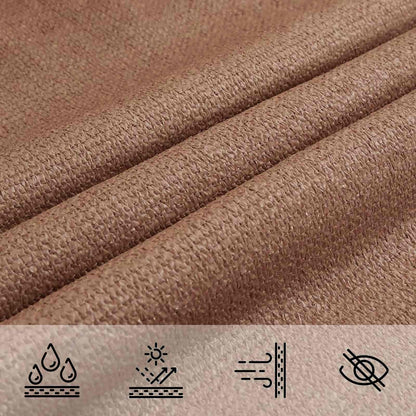 Sunshade Sail Taupe 2.5 x 6 m HDPE