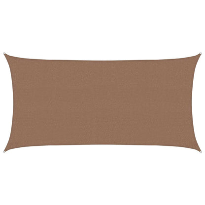 Sunshade Sail Taupe 2.5 x 6 m HDPE