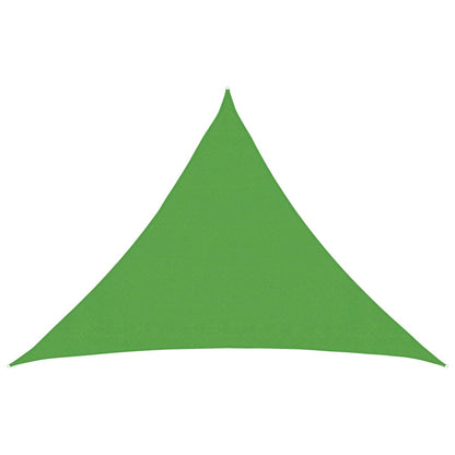 Sunshade Sail Light Green 7 x 5 x 5 m HDPE
