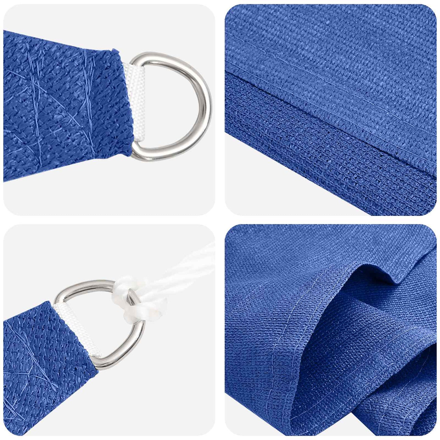 Sunshade Sail Blue 2 x 6 m HDPE