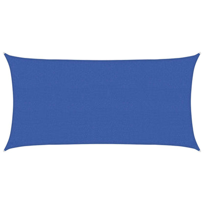 Sunshade Sail Blue 2.5 x 6 m HDPE