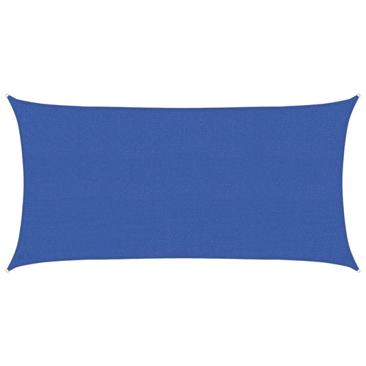 Sunshade Sail Blue 2.5 x 6 m HDPE