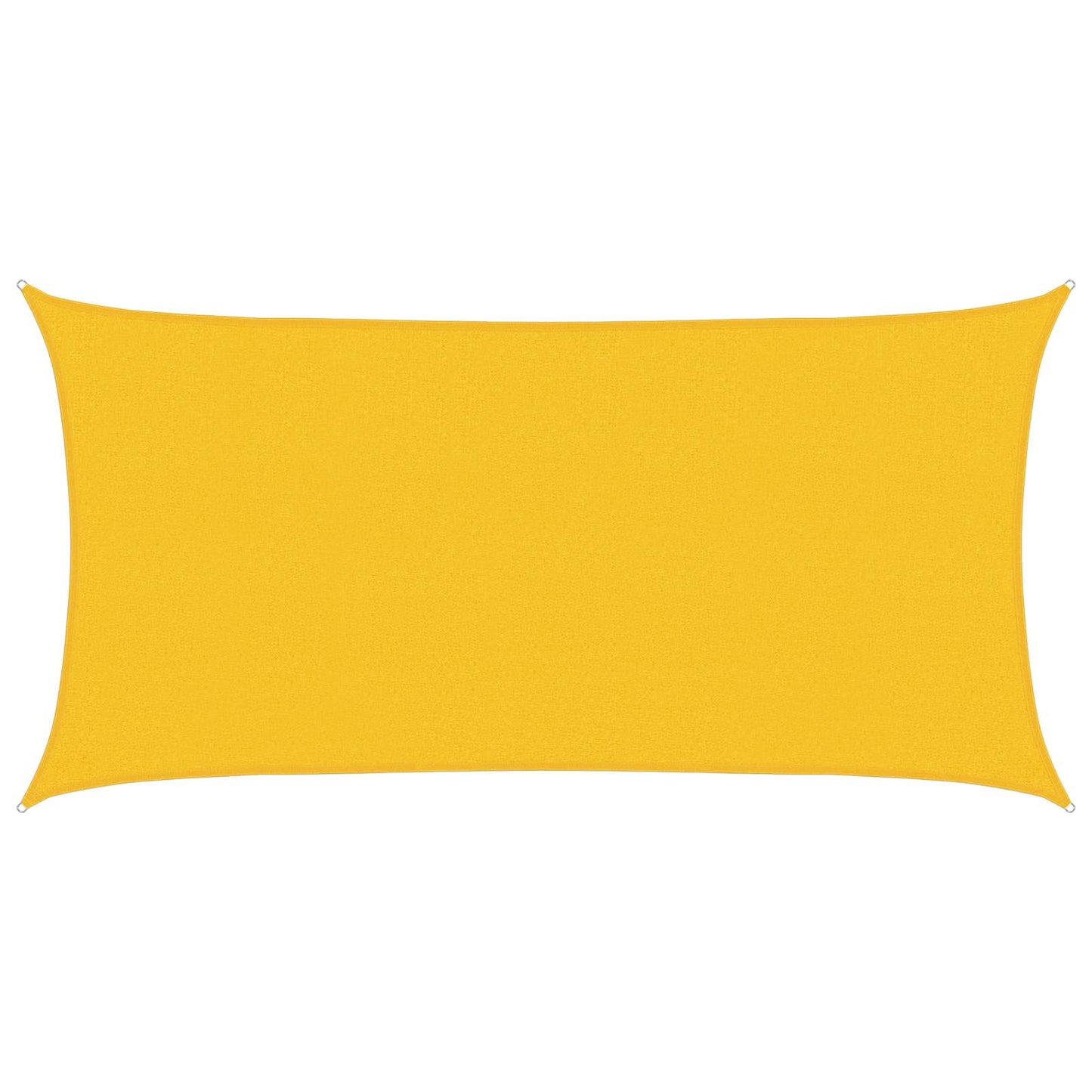 Sunshade Sail Yellow 2.5 x 6 m HDPE