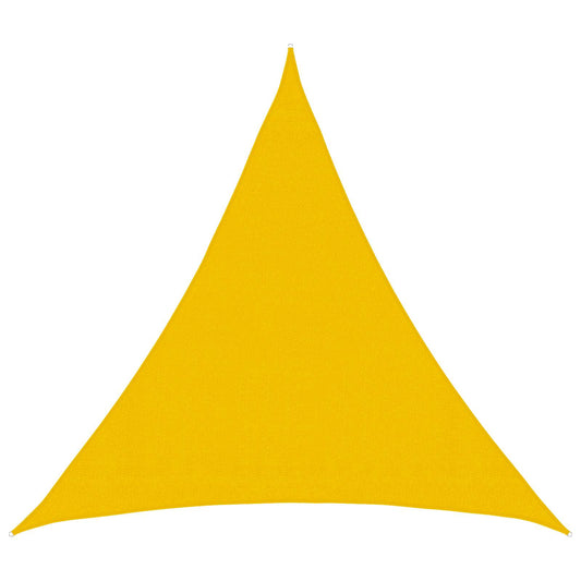 Sunshade Sail Yellow 2 x 2 x 2 m HDPE