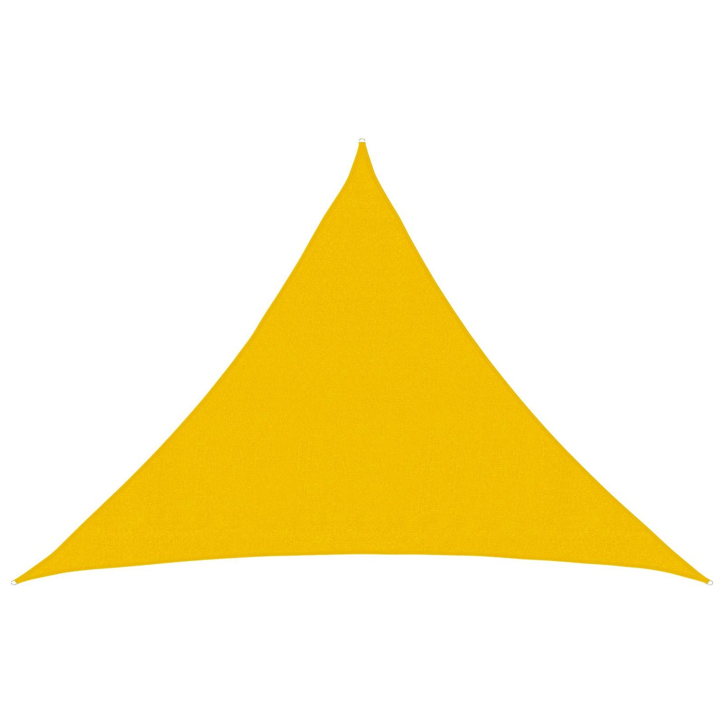 Sunshade Sail Yellow 7 x 5 x 5 m HDPE