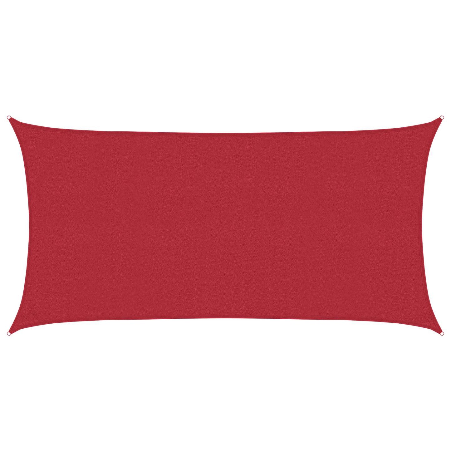 Sunshade Sail Red 2.5 x 6 m HDPE