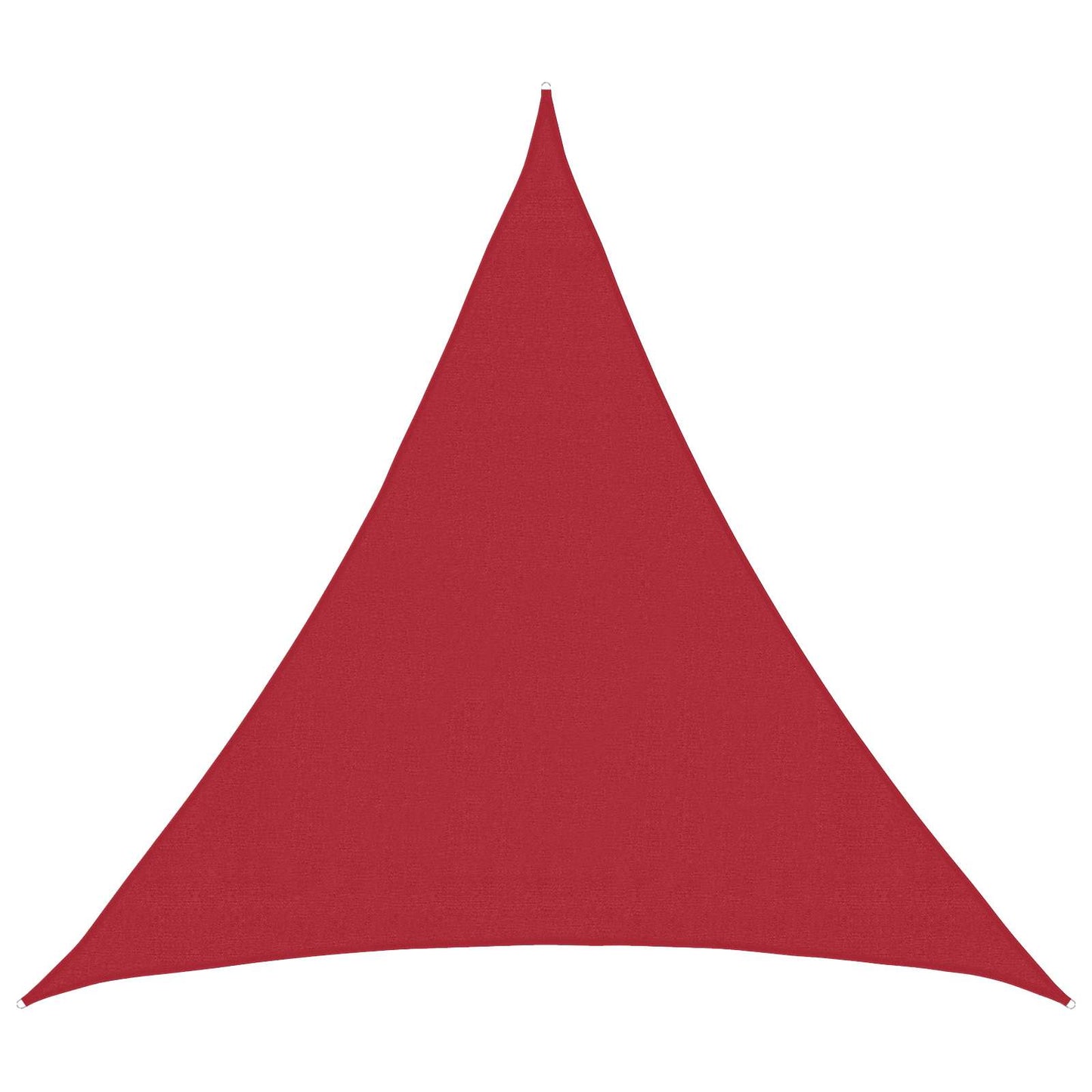 Sunshade Sail Red 2 x 2 x 2 m HDPE