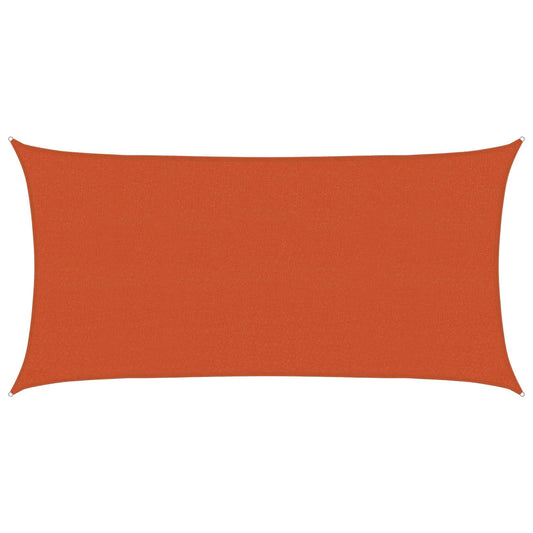 Sunshade Sail Orange 2 x 6 m HDPE