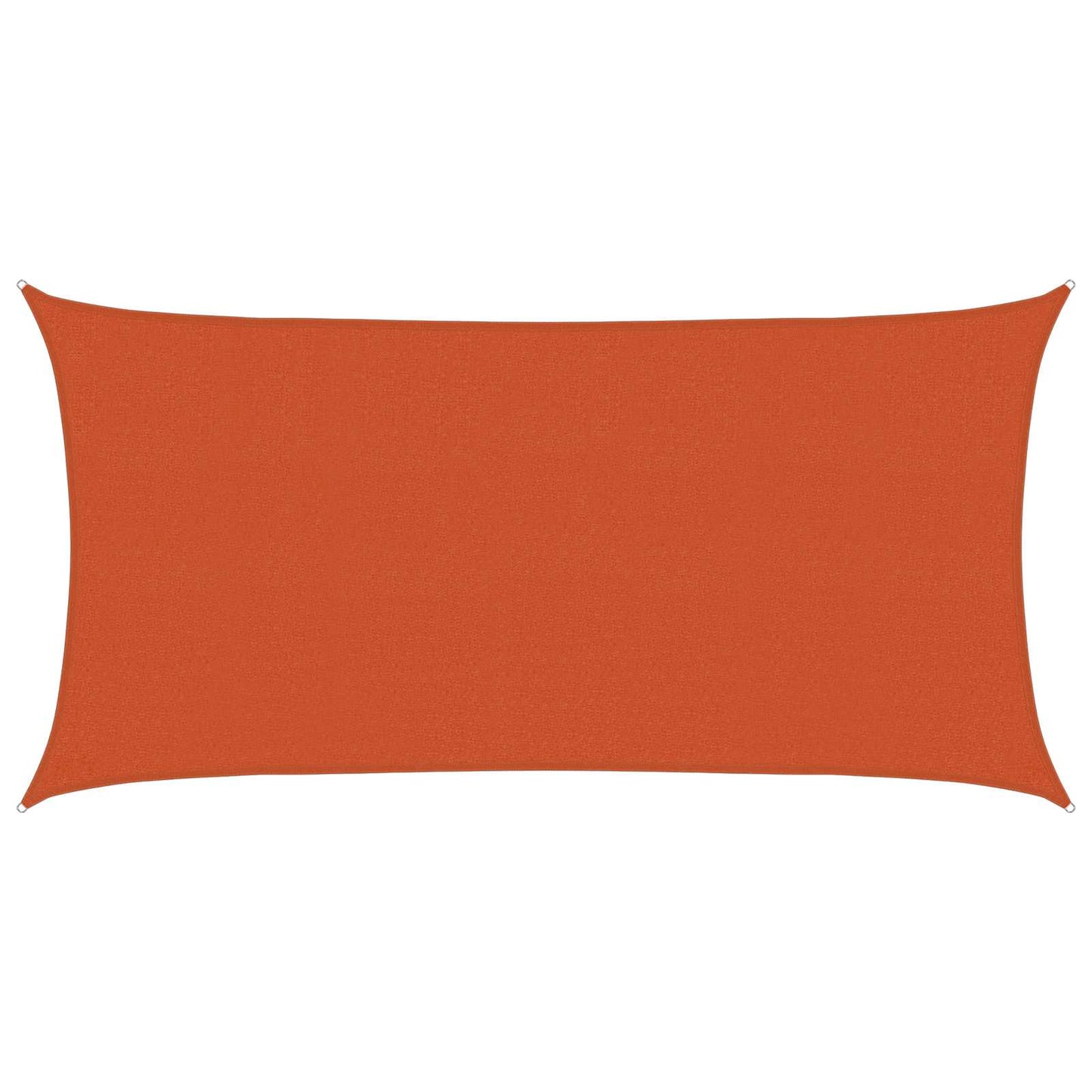 Sunshade Sail Orange 2.5 x 6 m HDPE