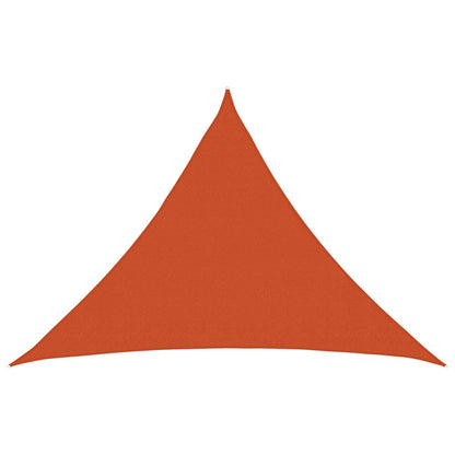 Sunshade Sail Orange 7 x 5 x 5 m HDPE