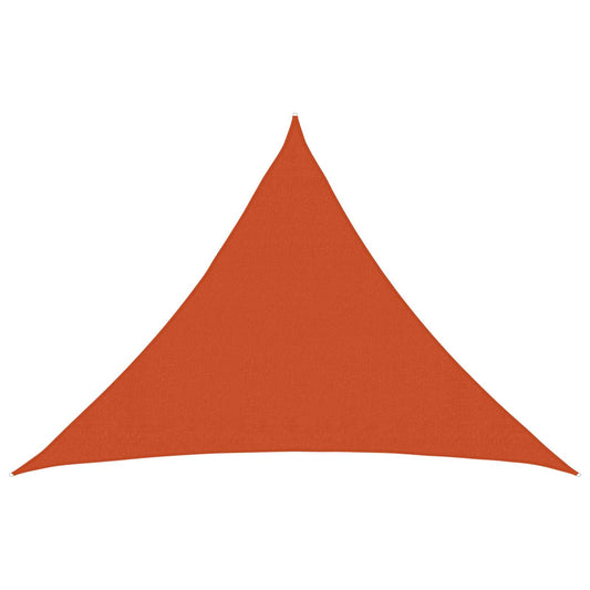 Sunshade Sail Orange 7 x 5 x 5 m HDPE