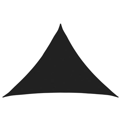 Sunshade Sail Black 7 x 5 x 5 m HDPE