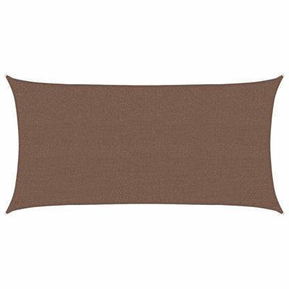 Sunshade Sail Brown 2 x 6 m HDPE