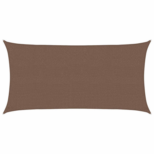 Sunshade Sail Brown 2 x 6 m HDPE