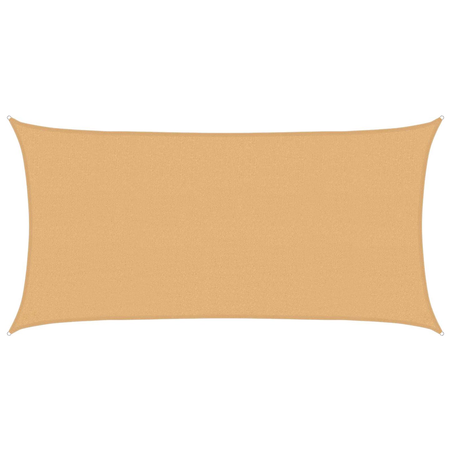 Sunshade Sail Sand 2 x 6 m HDPE