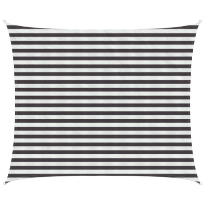 Sunshade Sail Anthracite and White 2.5 x 3 m HDPE