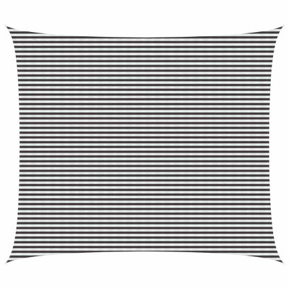 Sunshade Sail Anthracite and White 6 x 7 m HDPE