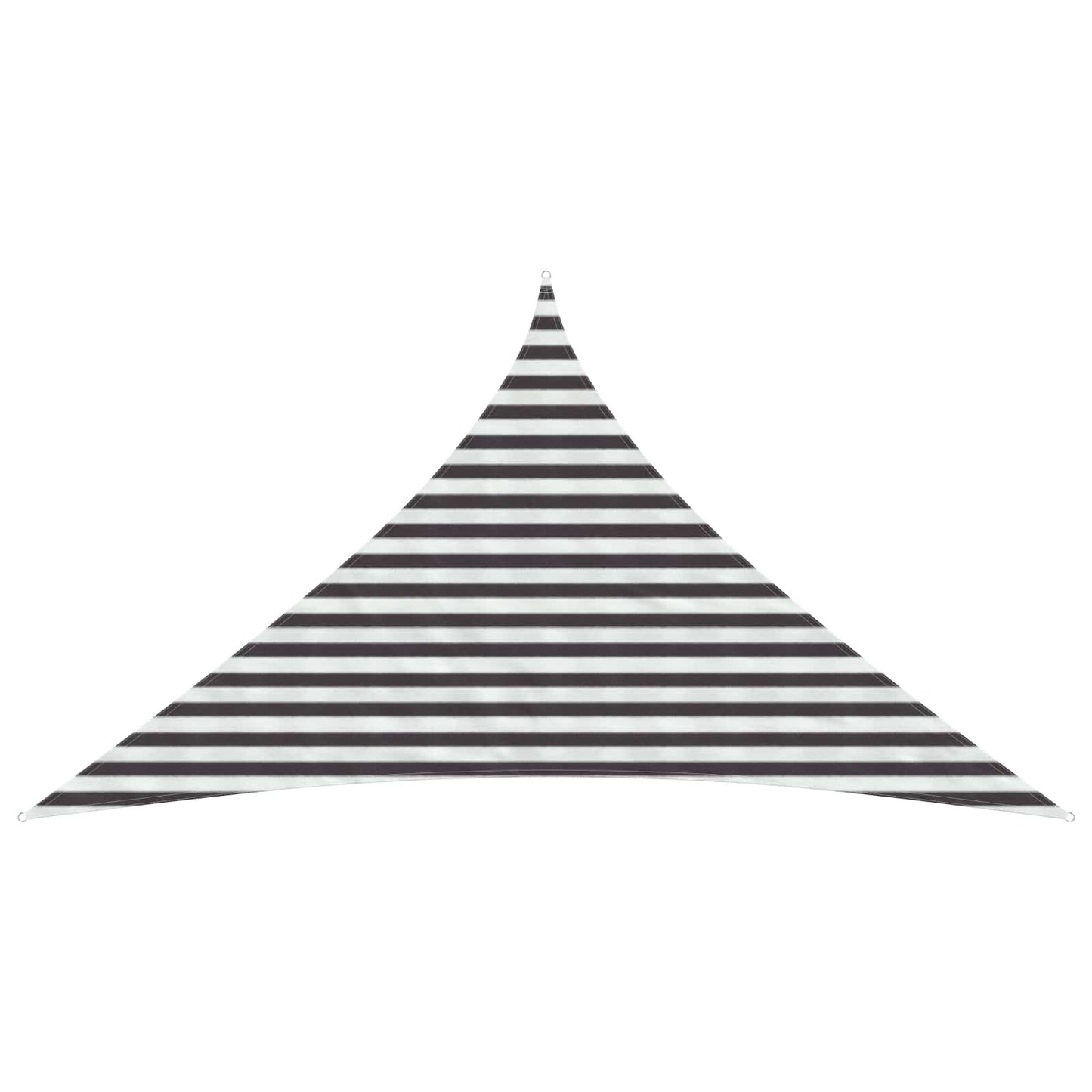 Sunshade Sail Anthracite and White 3 x 3 x 4.2 m HDPE