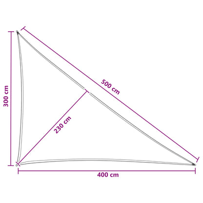 Sunshade Sail 3 x 4 x 5 m HDPE