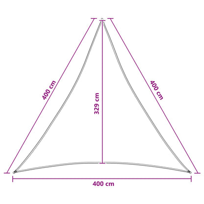 Sunshade Sail 4 x 4 x 4 m HDPE