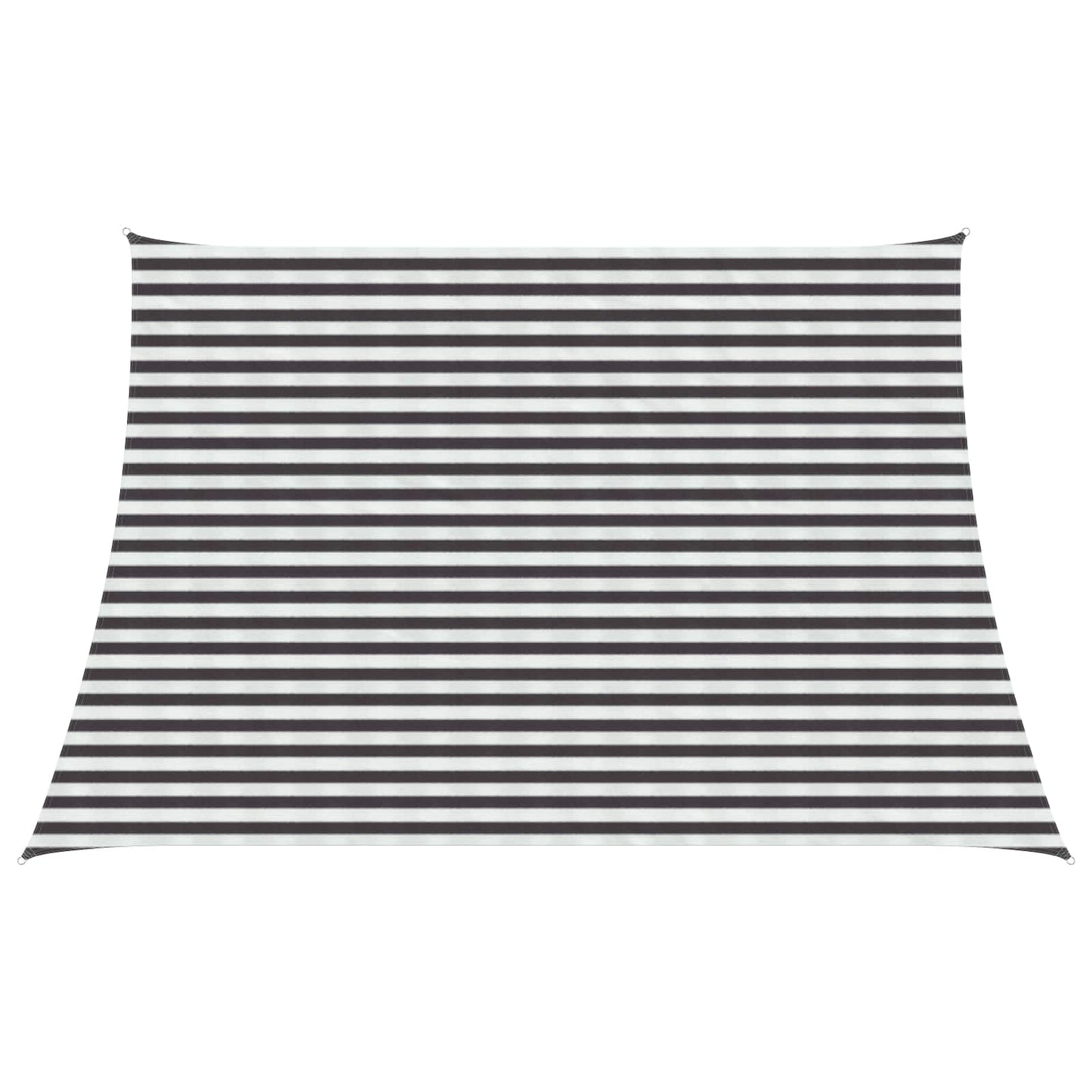 Sunshade Sail Anthracite and White 3 / 4 x 3 m HDPE