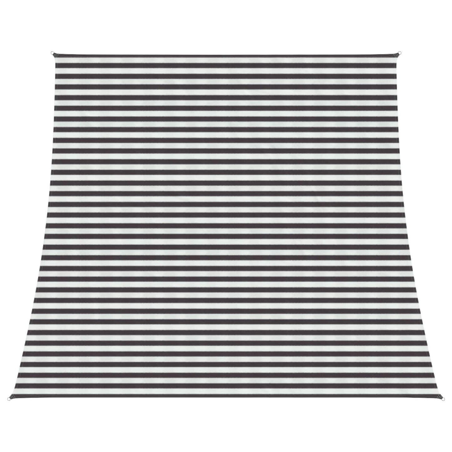 Sunshade Sail Anthracite and White 4 / 5 x 4 m HDPE