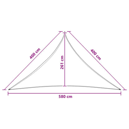 Sunshade Sail 4 x 4 x 5.8 m HDPE