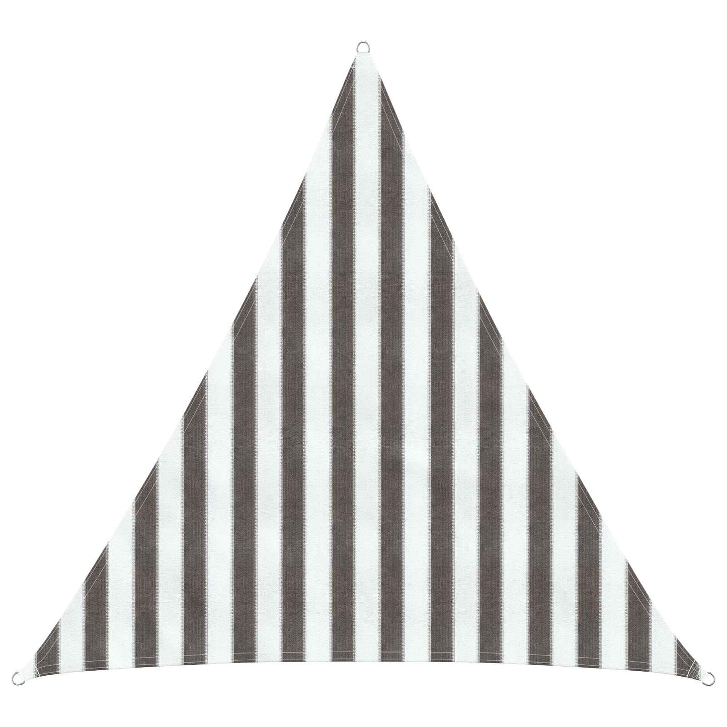 Sunshade Sail Light Grey and White 2 x 2 x 2 m HDPE