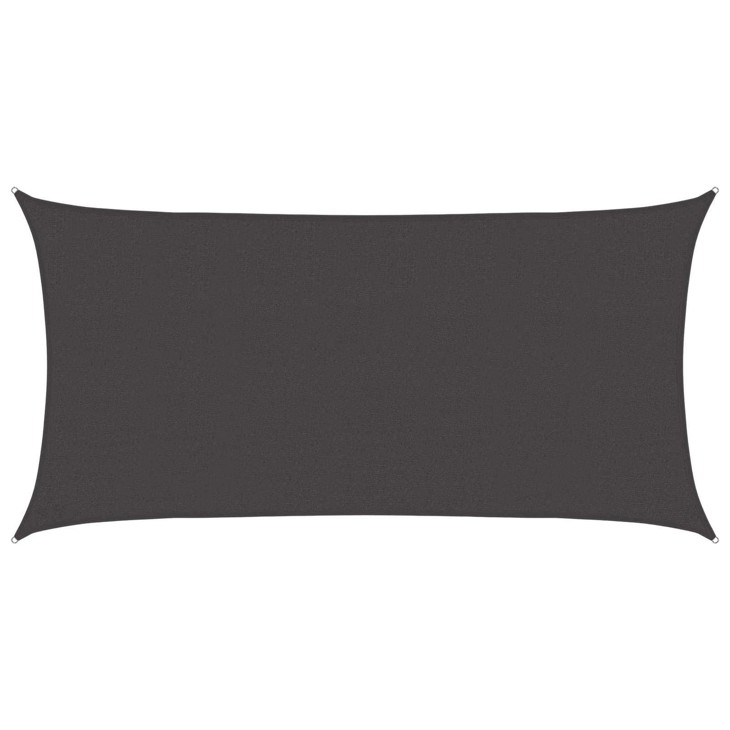Sunshade Sail Anthracite 2.5 x 6 m HDPE