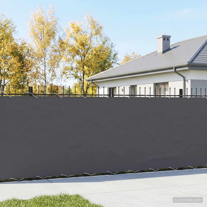 Balcony Privacy Screen 180 x 500 cm Fabric with PU Coated