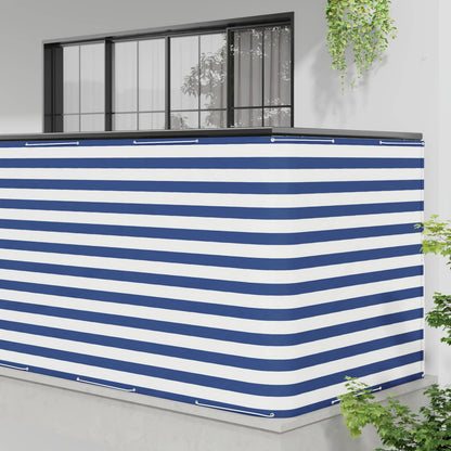 Balcony Privacy Screen 150 x 600 cm Fabric with PU Coated