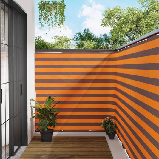 Balcony Privacy Screen 150 x 300 cm Fabric with PU Coated