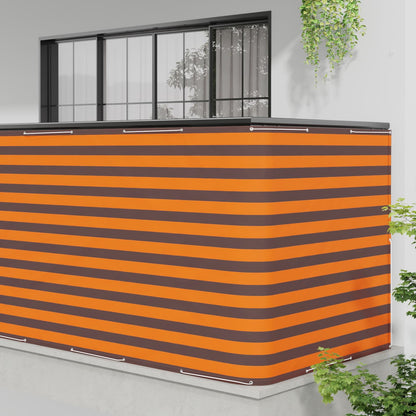 Balcony Privacy Screen 150 x 500 cm Fabric with PU Coated