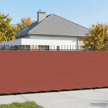 Balcony Privacy Screen 180 x 1000 cm Polyester Terracotta