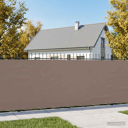 Balcony Privacy Screen 150 x 300 cm Fabric with PU Coated Taupe