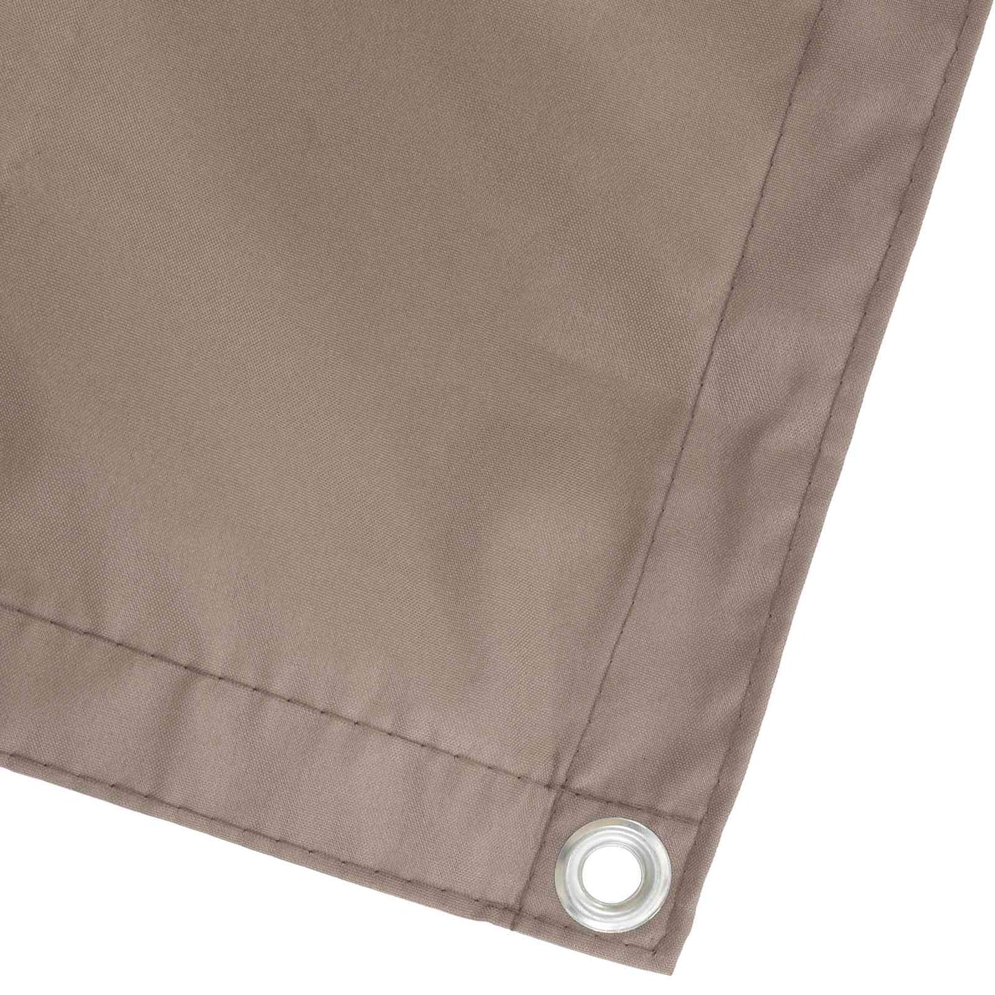 Balcony Privacy Screen 180 x 600 cm Fabric with PU Coated Taupe