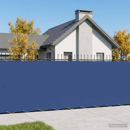Balcony Privacy Screen 150 x 700 cm Fabric with PU Coated Blue