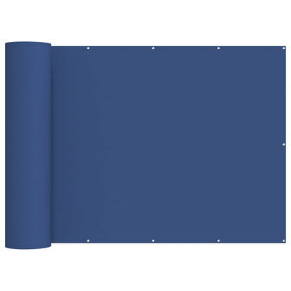 Balcony Privacy Screen 150 x 300 cm Fabric with PU Coated Blue