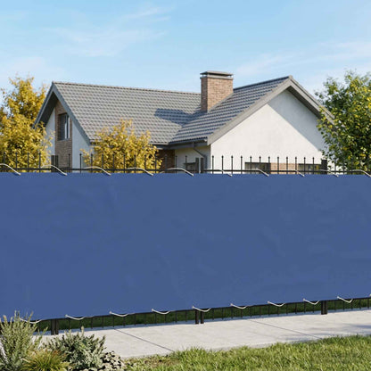 Balcony Privacy Screen 180 x 800 cm Fabric with PU Coated Blue