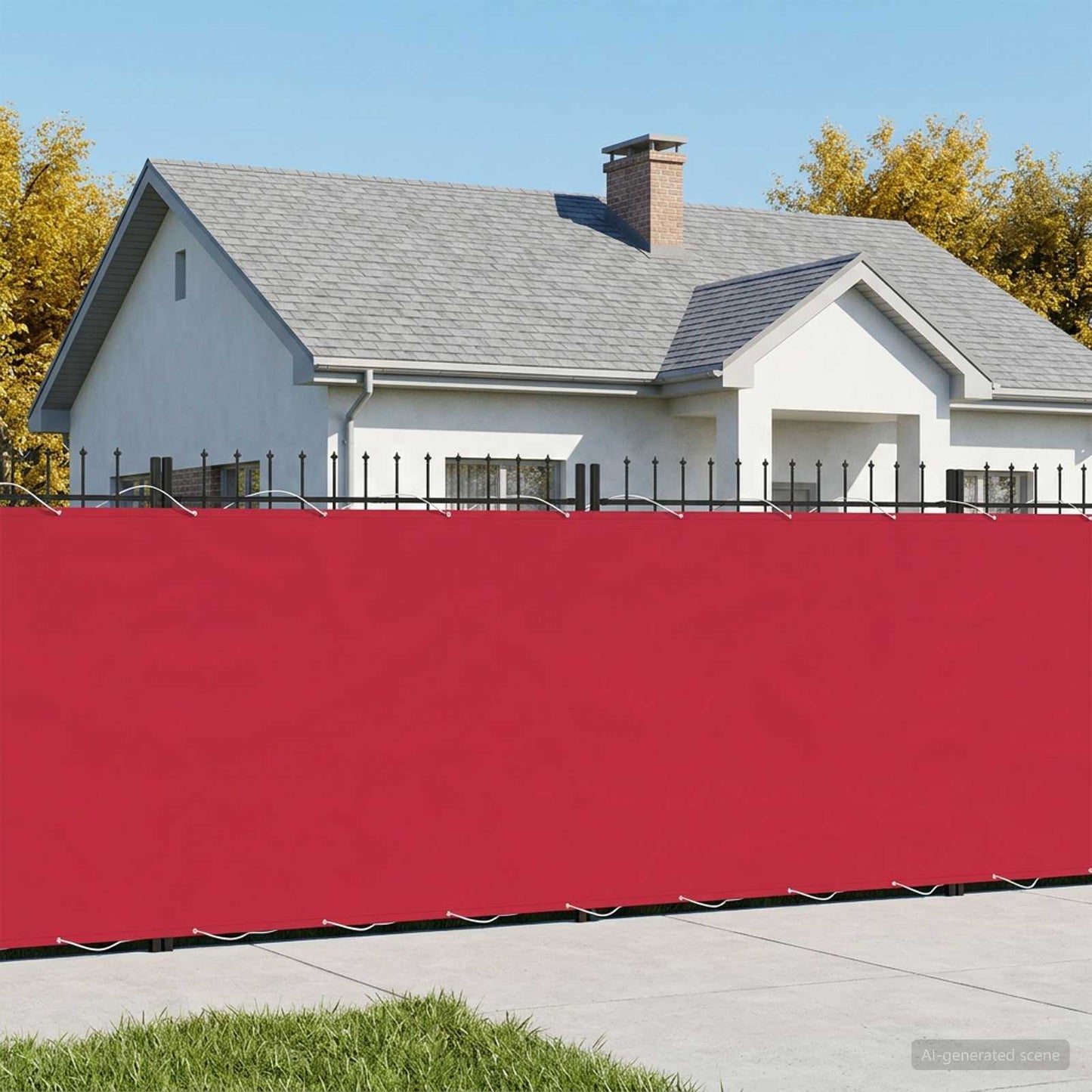 Balcony Privacy Screen 150 x 700 cm Fabric with PU Coated