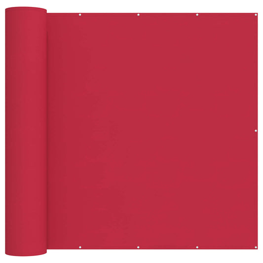 Balcony Privacy Screen 180 x 1000 cm Polyester Burgundy