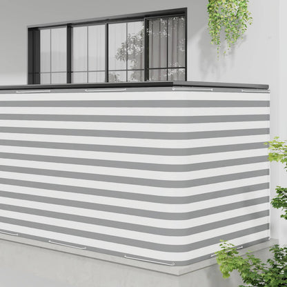 Balcony Privacy Screen 150 x 600 cm Fabric with PU Coated