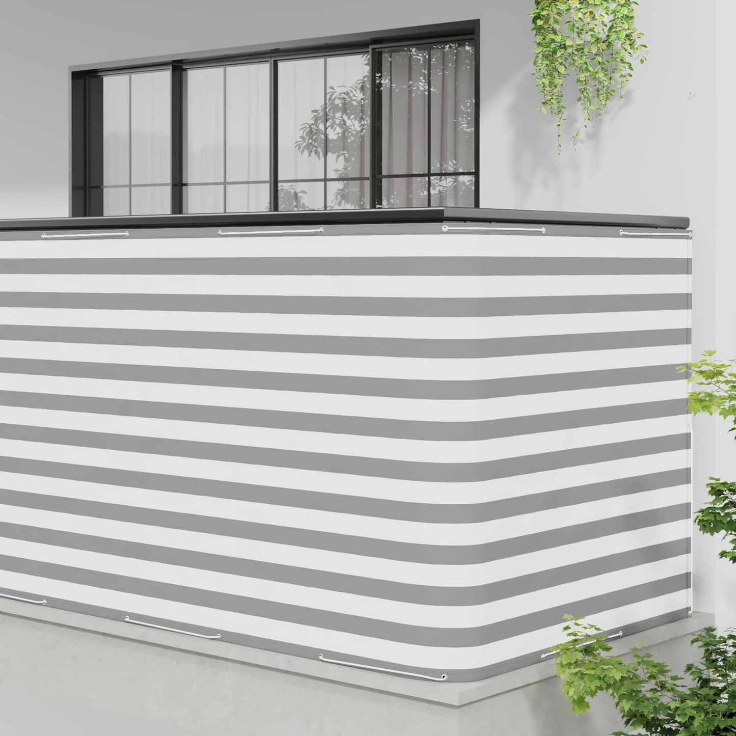 Balcony Privacy Screen 150 x 700 cm Fabric with PU Coated