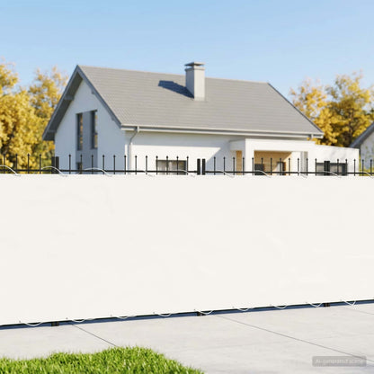 Balcony Privacy Screen 1.5 x 15 m Fabric with PU Coated White