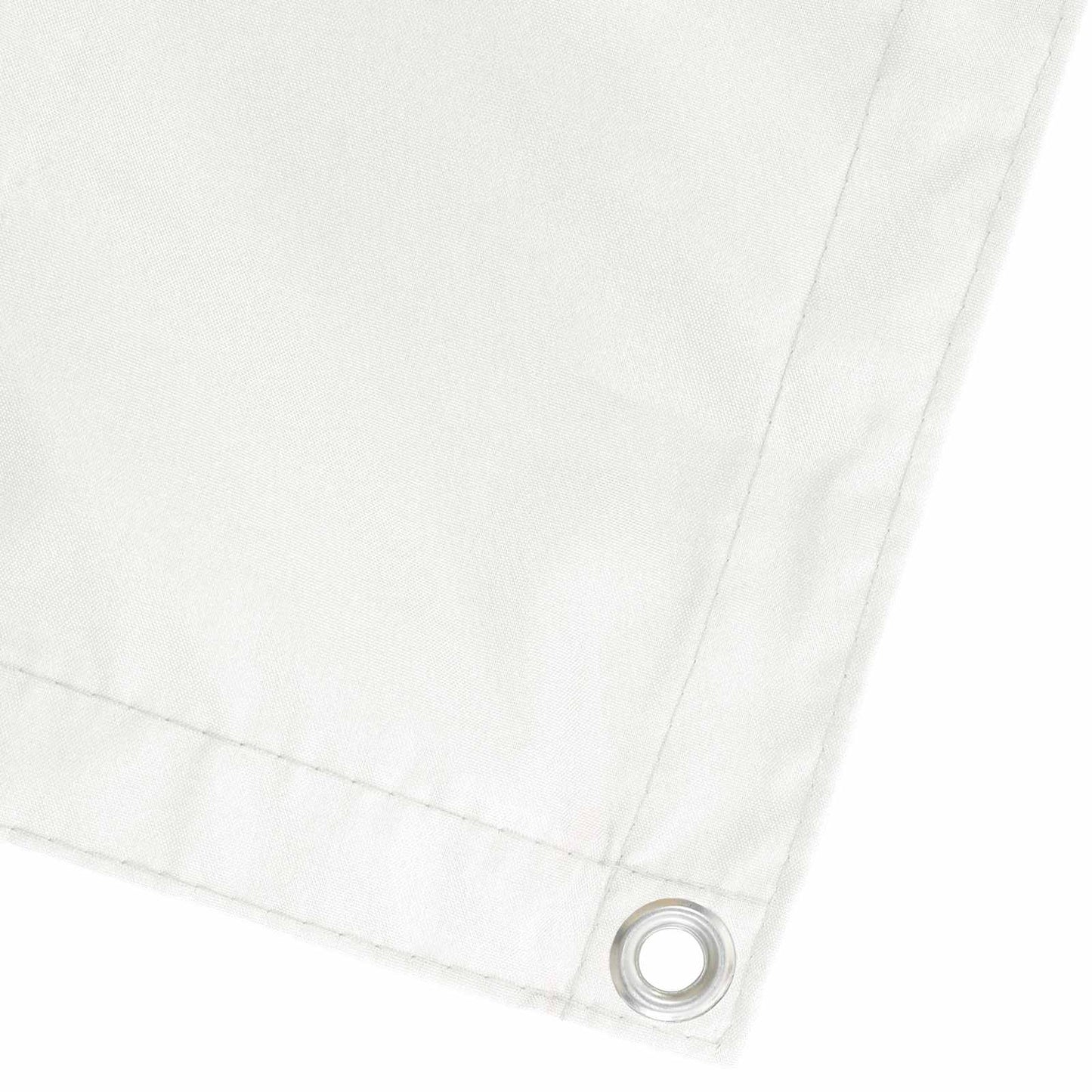 Balcony Privacy Screen 1.8 x 25 m Fabric with PU Coated White