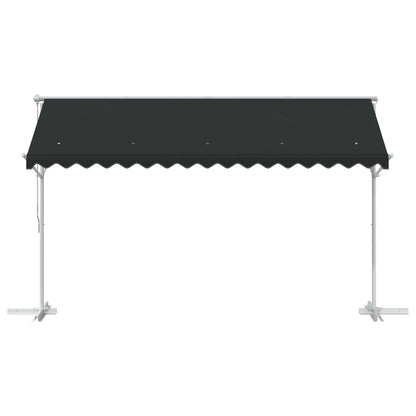Free Standing Awning 4 x 3 m Polyester Anthracite