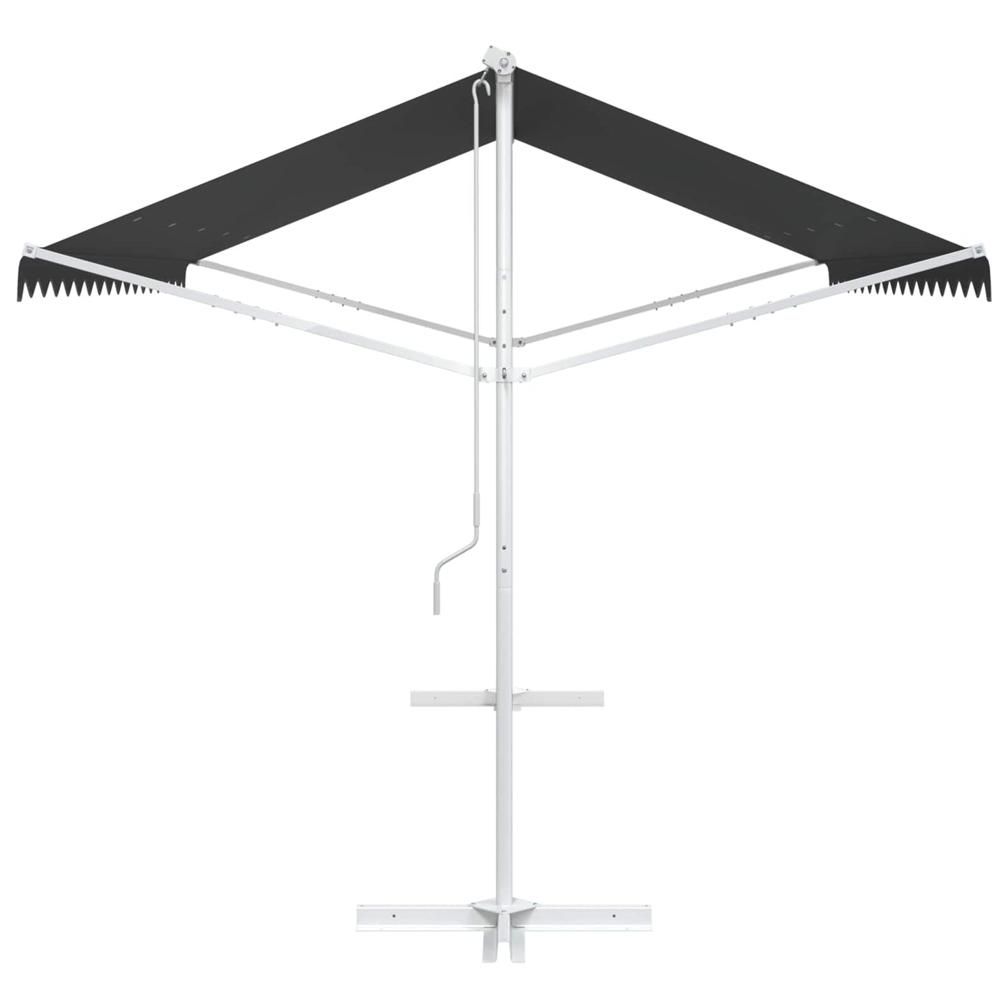 Free Standing Awning 4 x 3 m Polyester Anthracite